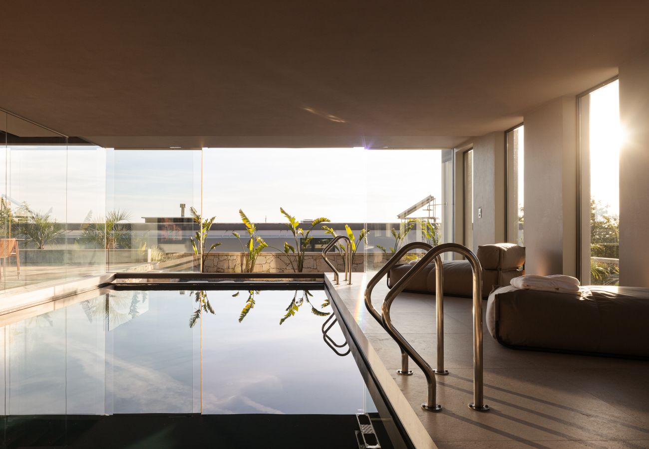 Indoor pool area